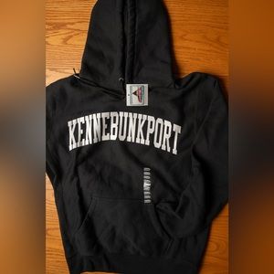 Black hoodie from Kennebunkport, Maine.